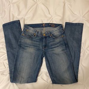 designer 7 for all mankind modern straight jeans